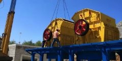 辽宁600吨/小时砂石生产线安装中