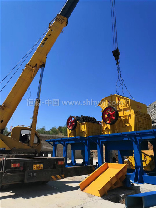 Sandstone production line installation site