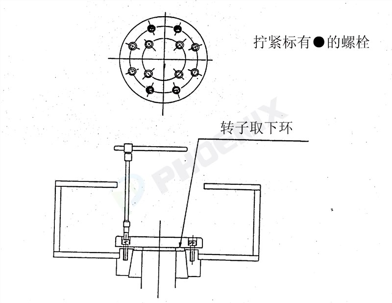 制砂机转子剖面图