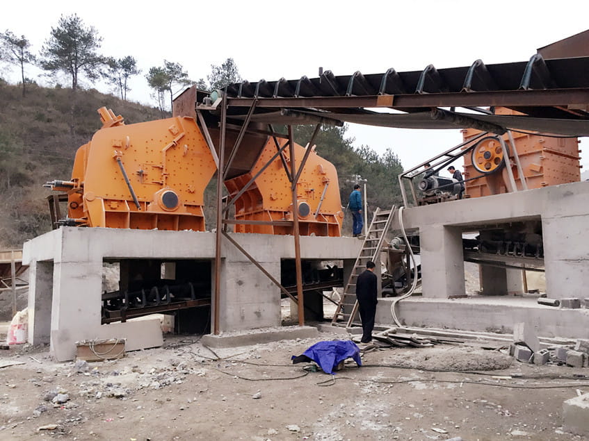 Impact crusher site